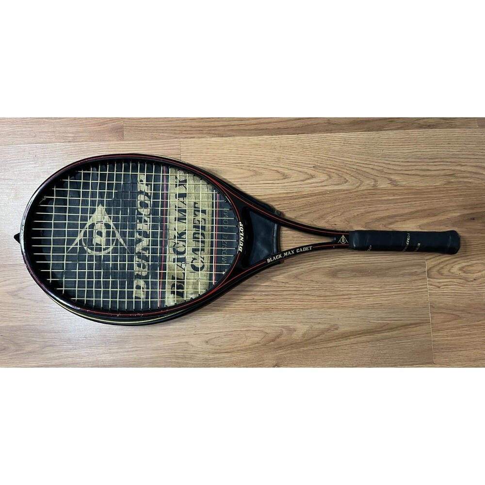 Dunlop Black Max Cadet Tennis Racquet - 85 Sq. Inch - 9.2oz. unstrung - Grip 4